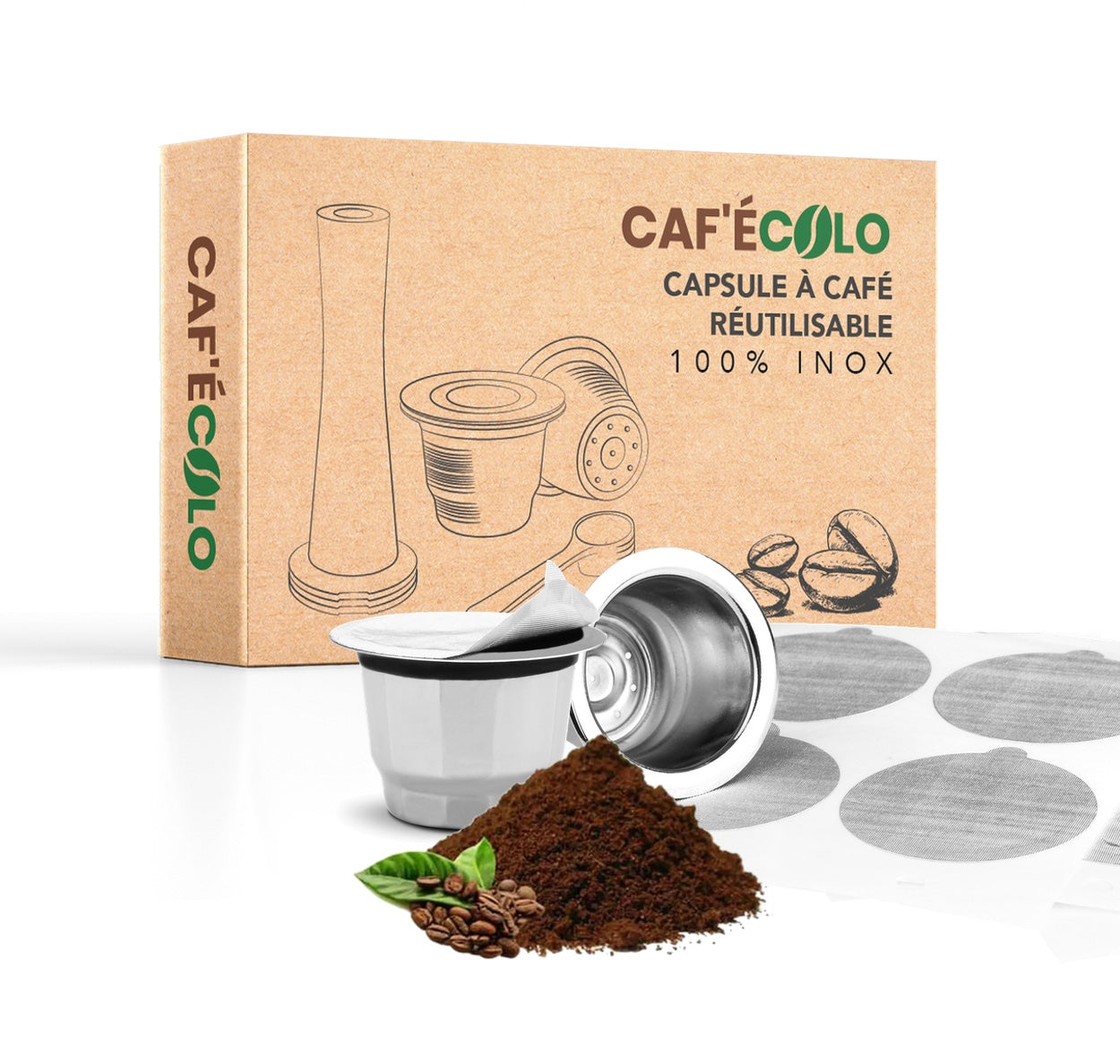 Capsule De Café I Cafilas Réutilisable Compatible Nespresso En