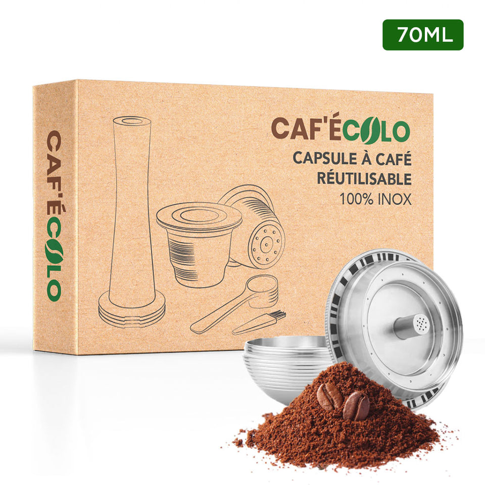 3 Dosettes Nespresso Capsules à Café Réutilisable Rechargeable
