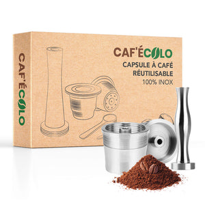 Capsule de café réutilisable Capsule rechargeable en acier