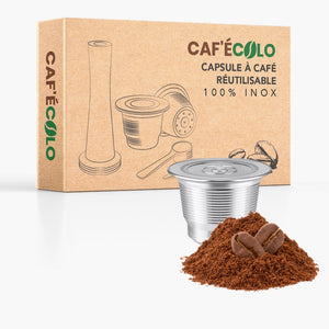 Eco-capsules, Capsule Nespresso réutilisable - Capsule rechargeable